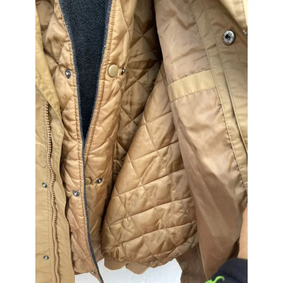 Redhead Mens Long Sleeve Quilted Double Hoodie Jacket Brown Sz XXL - Picture 11 of 14